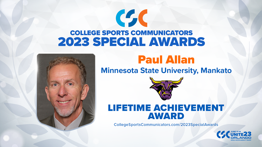 2023 Special Awards Salute: Paul Allan (Minnesota State), Lifetime Achievement Award